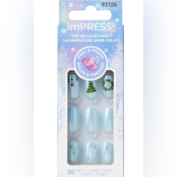 Impress press on manicure nails- frosty tale - Picture 1 of 2